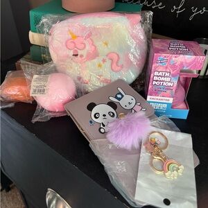Unicorn and Panda Girls Accessory Bundle
